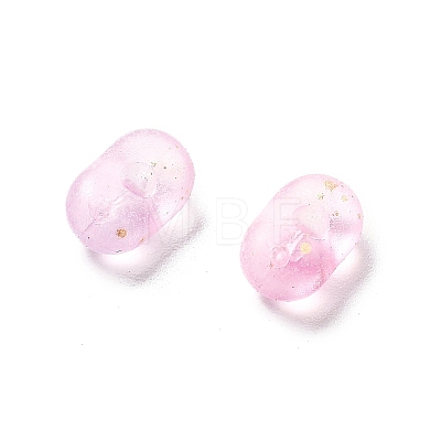 Gradient Color Transparent Frosted Acrylic Beads X1-OACR-M023-06I-1