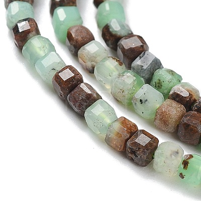 Natural Chrysoprase Beads Strands X-G-P514-B03-01-1