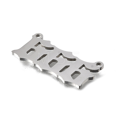 304 Stainless Steel Pendants STAS-D382-04F-P-1