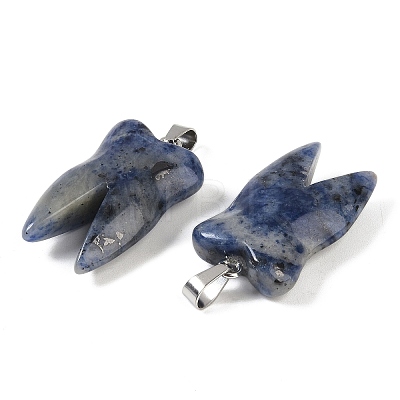 Natural Sodalite Pendants G-G115-01E-1