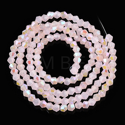 Imitation Jade Electroplate Glass Beads Strands EGLA-A039-J2mm-L07-1