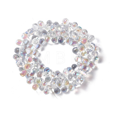 Electroplate Glass Beads Strands EGLA-L031-AB01-1