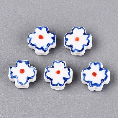 Handmade Porcelain Beads PORC-N012-15C-1
