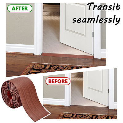 Wood Grain PVC Edge Banding Tape DIY-WH0591-570A-1
