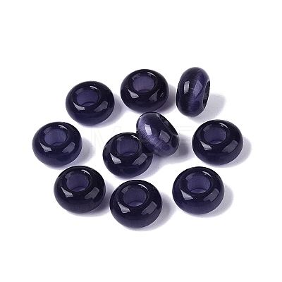 Cat Eye European Beads G-N359-17A-16-1