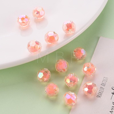 Transparent Acrylic Beads TACR-S152-04B-SS2109-1