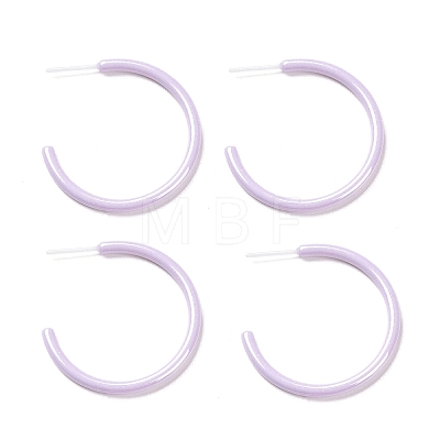 Hypoallergenic Bioceramics Zirconia Ceramic Ring Stud Earrings EJEW-Z023-01F-1