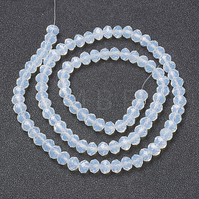 Glass Beads Strands EGLA-A034-J1mm-D06-1