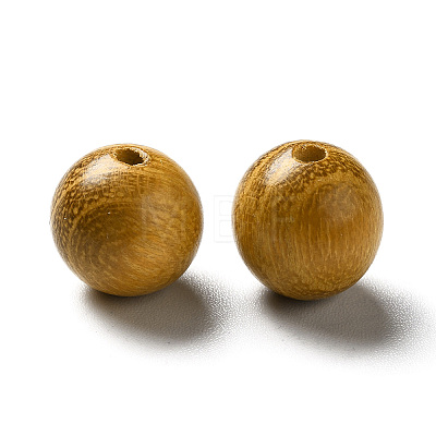 Undyed Natural Bocote Wood Beads WOOD-A020-01B-1