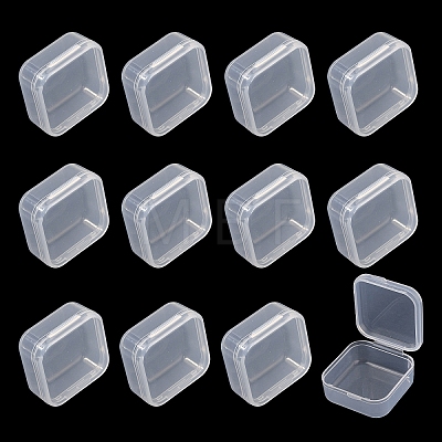 Transparent Plastic Bead Containers CON-YW0001-04-1