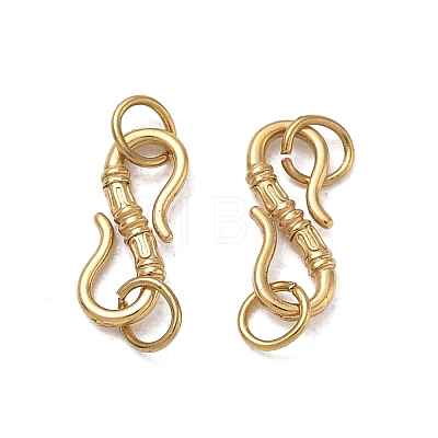 SHEGRACE 304 Stainless Steel S-Hook Clasps SA-CBAF1D5-23G-1