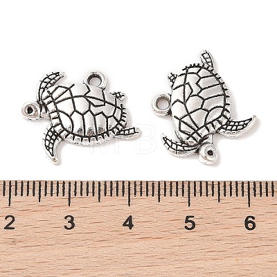 Tibetan Style Alloy Pendants TIBEP-22627-AS-RS-1