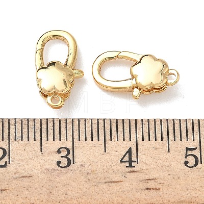 Brass Lobster Claw Clasps KK-Z136-21G-01-1