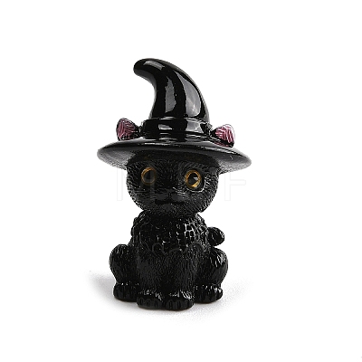 Halloween Resin Figurine Statues for Home Office Desktop Decoration DJEW-M017-04H-1