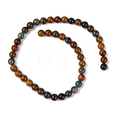Natural Ocean Jasper Beads Strands G-F668-26-8mm-1
