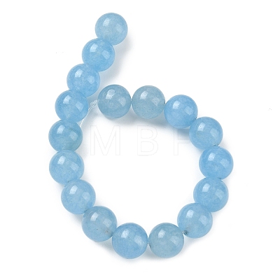 Dyed Natural Malaysia Jade Beads Strands G-G021-01D-09-1