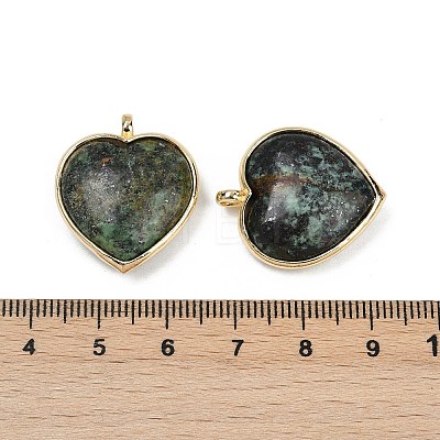 Natural African Turquoise(Jasper) Pendants G-K347-10G-04-1