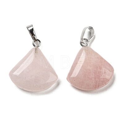 Natural Rose Quartz Pendants G-C066-07D-1