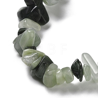 Natural Green Rutilated Quartz Beads Strands G-M205-81-1