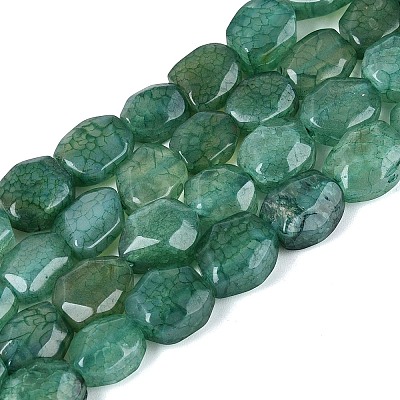 Dyed & Heated Natural Agate Beads Strands G-N359-15A-03-1