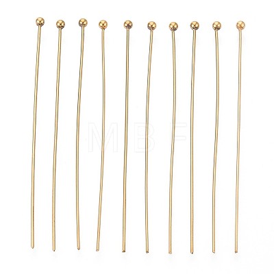 304 Stainless Steel Head Pins STAS-T065-50mm-20G-1
