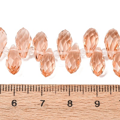Crystal Glass Beads Strands X-GLAA-D033-38-1