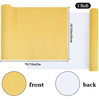 Self-adhesion Linen Book Covers AJEW-WH0314-356C-1