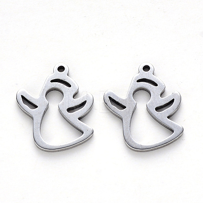 201 Stainless Steel Pendants STAS-N092-31-1