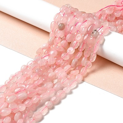 Natural Rose Quartz Beads Strands G-I351-B05-1