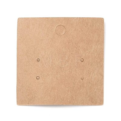 Blank Kraft Paper Earring Display Cards CDIS-G005-06-1