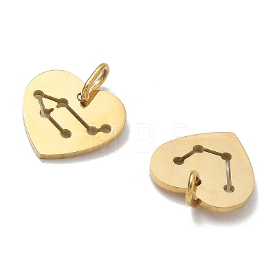 304 Stainless Steel Charms SA-CBAE491-02G-1