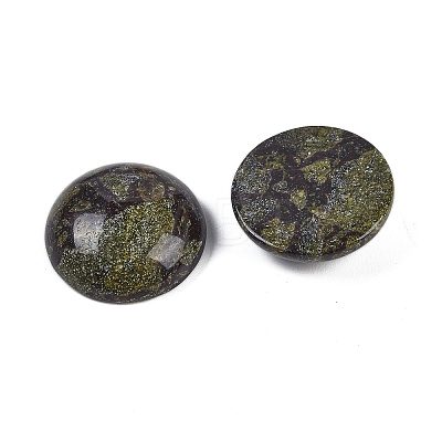 Natural Dragon Blood Cabochons G-T020-18mm-39-1