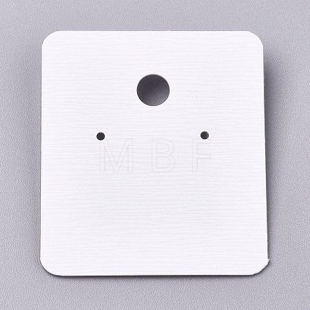 Plastic Jewelry Display Cards DIY-K032-04-1