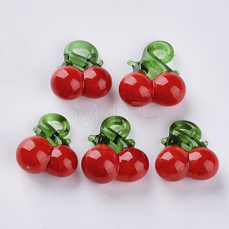 Handmade Lampwork Pendants LAMP-S188-10-1