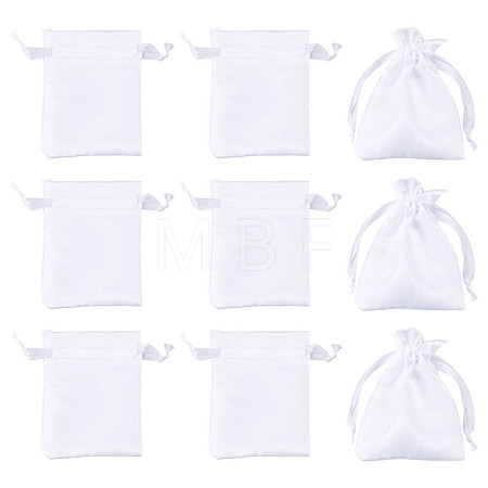 10Pcs Brocade Good Luck Fortune Drawstring Gift Blessing Bags PAAG-TADJ0001-01A-1