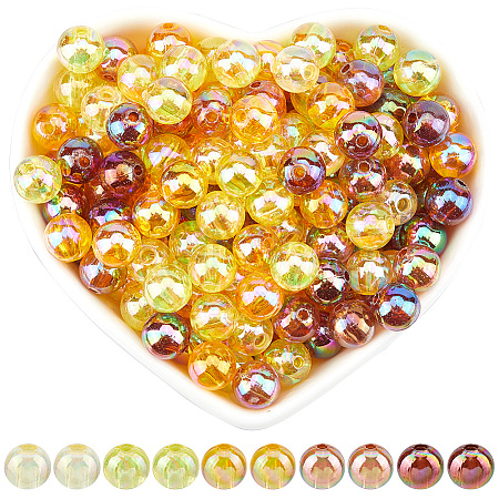 Thanksgiving Day Themed Transparent Acrylic Beads MACR-SP0001-32B-1