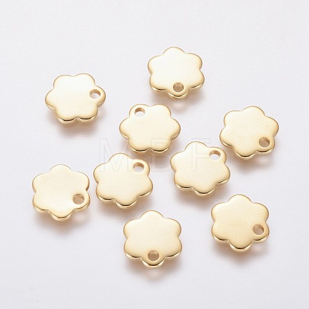 201 Stainless Steel Charms STAS-L234-082A-G-1