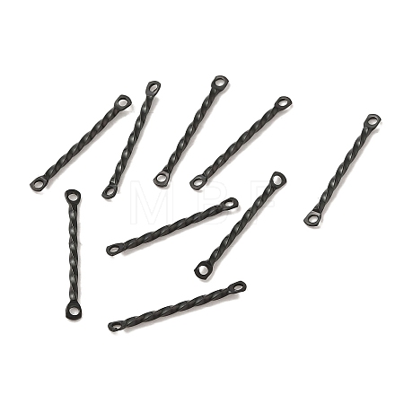 304 Stainless Steel Connector Charms STAS-Q323-02B-B-1