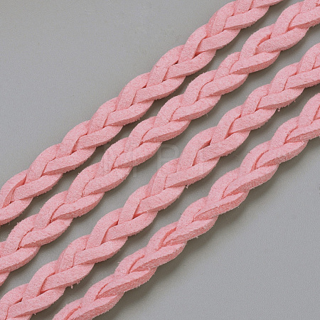 Braided Faux Suede Cord X-LW-Q008-2.7mm-1038-1