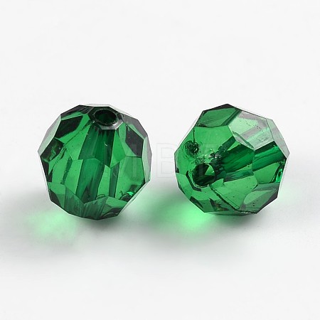 Transparent Acrylic Beads PL505Y-11-1
