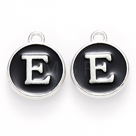 Platinum Plated Alloy Charms ENAM-S118-02E-P-1