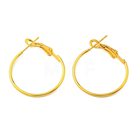 Iron Huggie Hoop Earring Findings IFIN-E025-01B-G-1
