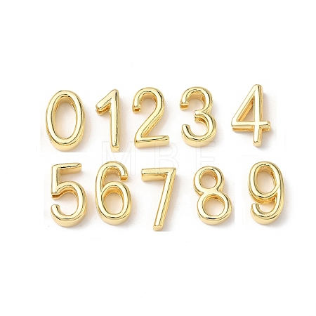 Brass Slide Charms KK-L253-15G-1