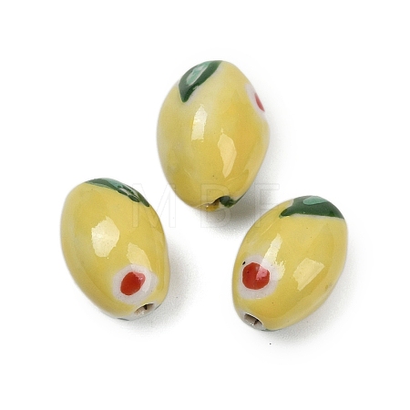 Handmade Porcelain Beads PORC-I029-01-1