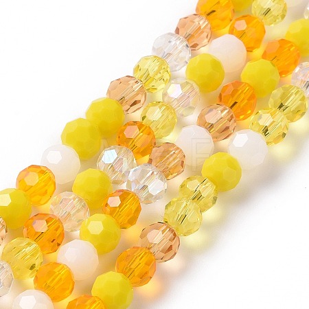 Glass Beads Strands GLAA-E036-09A-1