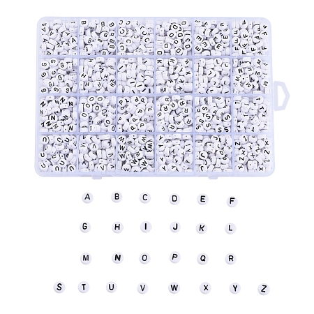 Opaque Acrylic Beads SACR-X0015-11-1