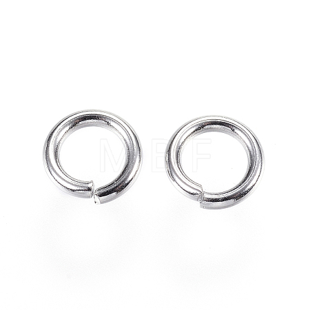 Non-Tarnish 304 Stainless Steel Open Jump Rings X-STAS-D448-093P-8mm-1