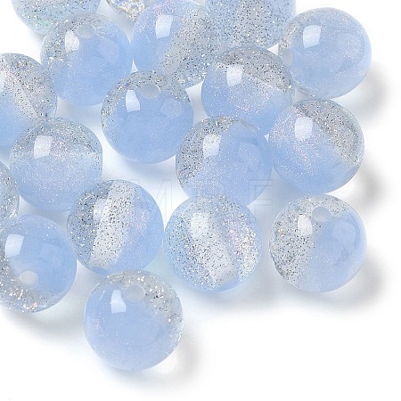 Two Tone Resin Beads RESI-Q025-02C-B-1