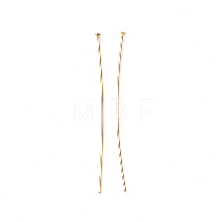 Brass Flat Head Pins X-KK-WH0058-03D-G01-1