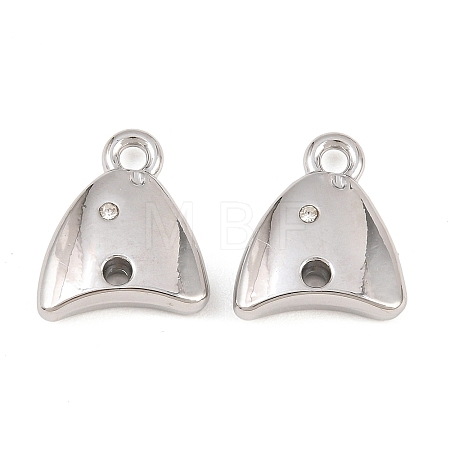 Alloy with Crystal Rhinestone Pendants RB-CBA83D5-18P-1